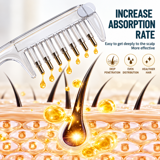 Scalp Oil Applicator Comb – Precision Hair Oiling Comb
