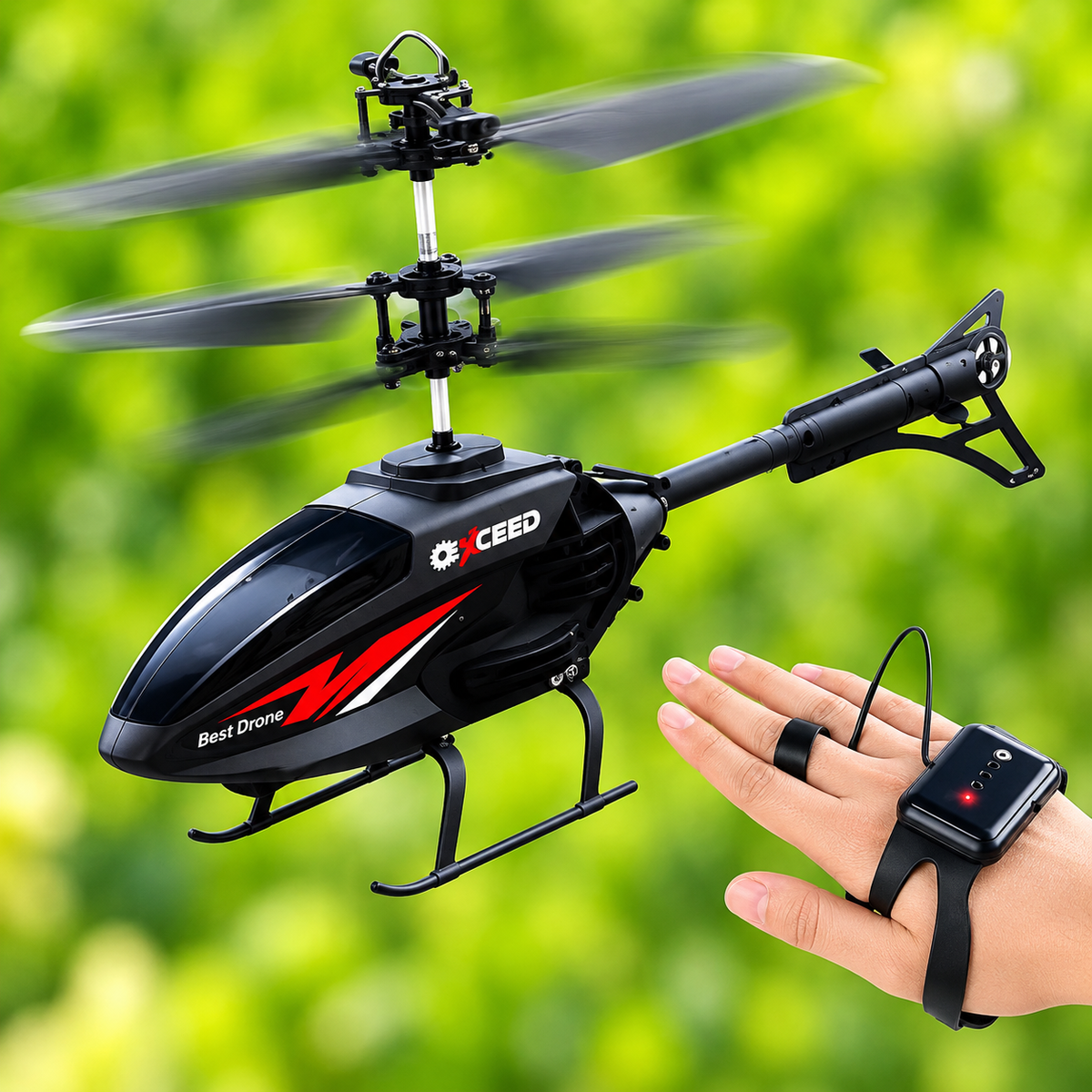 Remote Control RC Helicopter Drone with Hand Sensor Control